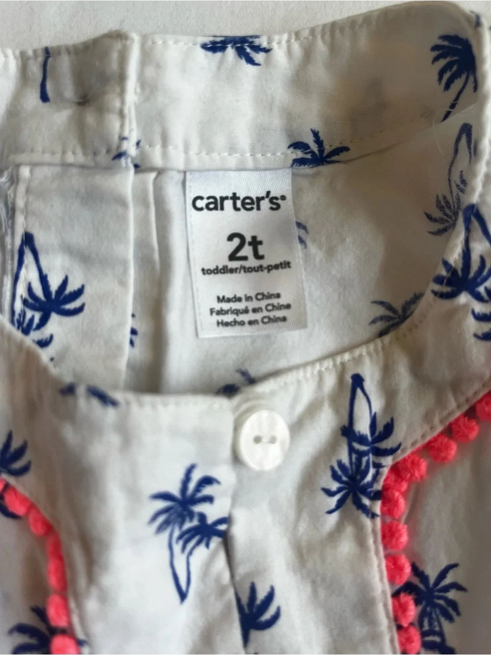 Carter's Toddler Girl's Tank Top and Shorts Outfit Set Size 2T